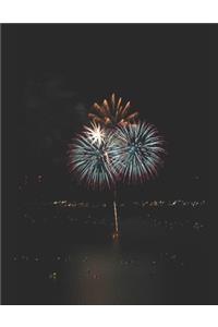 Fireworks Above Lake Tahoe Notebook