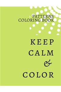 Keep Clam & Color Patterns Coloring Book