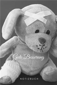 Gute Besserung Notizbuch