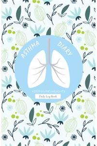 Asthma Diary Keep Living Healthy Daily Log Book