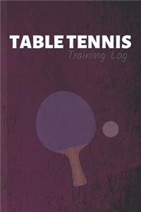 Table Tennis Training Log