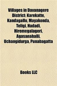 Villages in Davanagere District