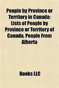 People by Province or Territory in Canada
