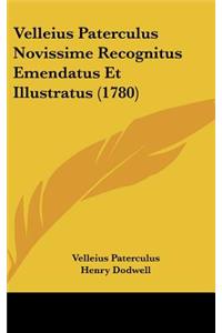 Velleius Paterculus Novissime Recognitus Emendatus Et Illustratus (1780)