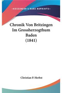 Chronik Von Britzingen Im Grossherzogthum Baden (1841)