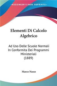 Elementi Di Calcolo Algebrico