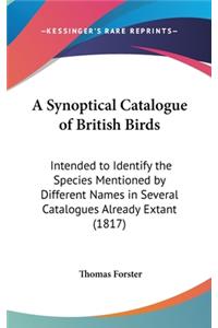 Synoptical Catalogue of British Birds
