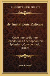 de Imitationis Ratione