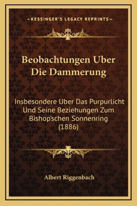 Beobachtungen Uber Die Dammerung