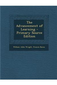 The Advancement of Learning