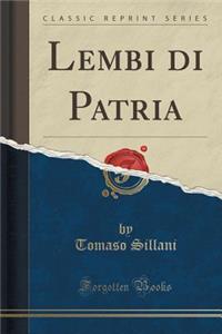 Lembi Di Patria (Classic Reprint)