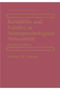 Reliability and Validity in Neuropsychological Assessment