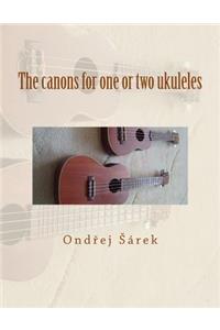 canons for one or two ukuleles