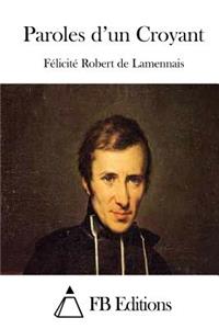 Paroles d'un Croyant