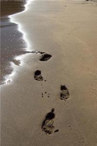 Footprints on a Sandy Beach Journal