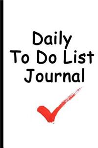 Daily to Do List Journal
