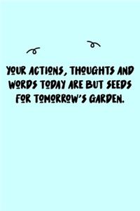 Your expectations for any given situation will greatly influence the end result. Journal