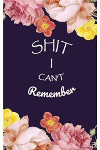 Shit I Can't Remember