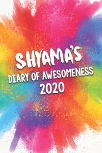 Shyama's Diary of Awesomeness 2020