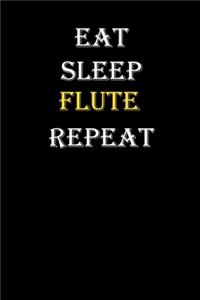 Eat, Sleep, Flute, Repeat Journal
