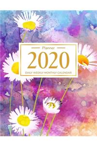 2020 Planner: Daily Weekly Monthly Yearly Calendar Planner - January 2020 through December 2020 -12 Month Planner -2020 Monthly Planner - Inspirational Quotes - T