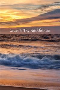 Great Is Thy Faithfulness Journal