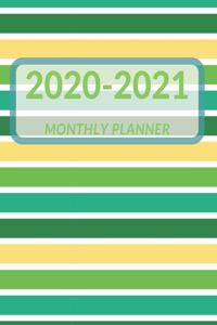 2020 - 2021 Monthly Planner