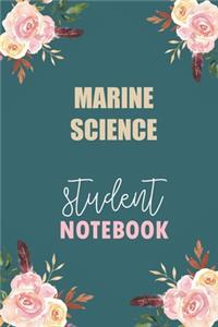 Marine Science Student Notebook