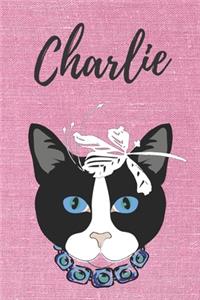Charlie Katzen Notizbuch / Malbuch / Tagebuch / Journal / DIN A5 / Geschenk
