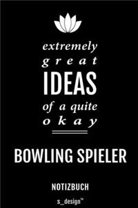 Notizbuch für Bowling Spieler