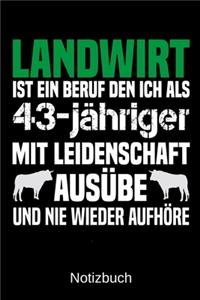 Landwirt ist ein Beruf den ich als 43-jähriger mit Leidenschaft ausübe und nie wieder aufhöre