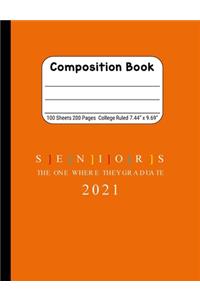 Seniors The One Where They Graduate 2021