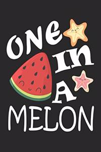 One In A Melon Kawaii Cute Watermelon