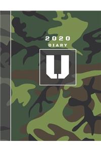 Personalised 2020 Diary Week To View Planner
