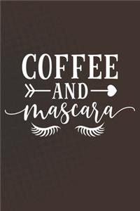 Coffee and Mascara: Coffee Journal / Notebook / Diary / Funny Coffee Lovers Birthday or Christmas Gift