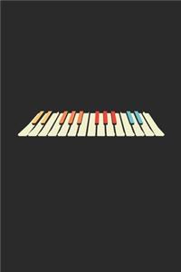 Colorful Piano Keys