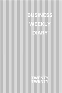 Business Weekly Diary Twenty Twenty