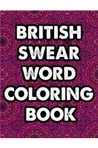 British Swear Word Coloring Book