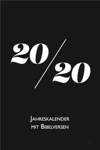 2020 Jahreskalender mit Bibelversen