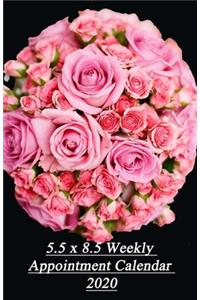 5.5 x 8.5 Weekly Appointment Calendar 2020
