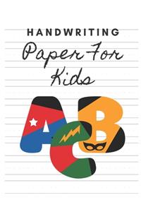 Handwriting Paper For Kids