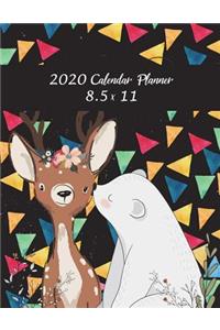 2020 Calendar Planner 8.5 x 11