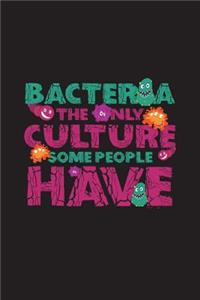 Bacteria the Only Culture Some People Have