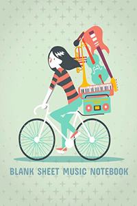 Blank Sheet Music Notebook