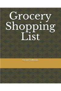 Grocery Shopping List