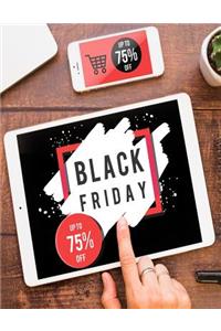 Black Friday Planner: Cyber Monday Tracker for Countdown Shopping Party on Department Store