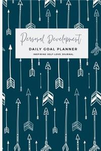 Personal Development Daily Goal Planner Inspiring Self-Love Journal