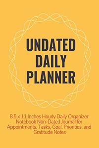 Undated Daily Planner