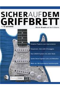 Sicher auf dem Griffbrett für Gitarre