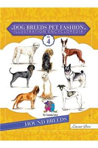 Dog Breeds Pet Fashion Illustration Encyclopedia